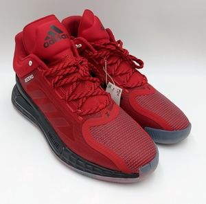 adidas D Rose 11 Brenda Scarlet Black Basketball Shoes FV8927 Men's Size 11.5